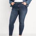 Old Navy  high-rise jeans rockstar super skinny secret smooth pockets dark wash Photo 0