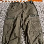 Abercrombie & Fitch Vintage army green relaxed cargo pants size 0 25 Photo 3