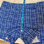 Tommy Hilfiger Women's Chino Shorts Size 12 Blue White Gingham 4.5” Inseam Photo 6