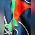 Lauren Ralph Lauren Nautical Silk Vest Blue Size 2X Photo 3