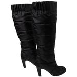 NWOT United Nude Bubble Hi Black Boot Women's 39 8.5 Quilted Knee High Heeled Photo 7