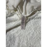 Free People NEW M Ivory Textured Fringe Knit Tank Top Sweater Boho Chic Design Photo 9