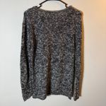 J.Crew Women's Gray & White Crewneck‎ Long Sleeve Knit Sweater Photo 6