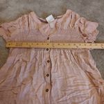 Knox Rose  Size Medium M Short Sleeve Top Blouse Light Pastel Purple Boho Indie Photo 9