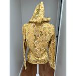 Baby Phat Vintage Y2K  Signature Logo Gold Metallic Hoodie Size Small Photo 3