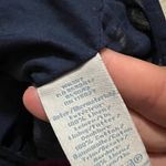 Boden blue linen polka dot embroidred mini dress 4P Purple Photo 8