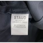 STAUD  Monroe Lace-Up Top Black Corset Peplum Ren Fair Regencycore Goth Size 10 Photo 3