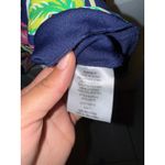 City Studio Floral Romper Off Shoulder Ruffle‎ Drawstring Waist Medium Blue Photo 3