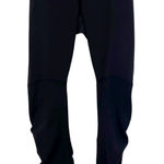 Lululemon Black Ruched Leg Stirrup Leggings Sz 6 Photo 0