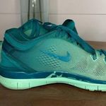 Nike Free TR Fit 5 NikeiD Custom Teal Ombre Training Sneaker Size 8.5 Photo 2