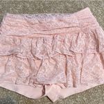 SheIn  Pink Ruffle Mini Skirt Photo 1