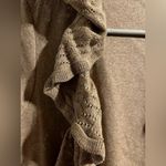 Rafaella  NWT Ruffle Front Open Cardigan Chestnut Heather Size Women’s Small‎ Photo 3