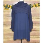 Dress Forum Ladies Lined Flared Tiered Dress A-Line M 3/4 Sleeves Knee Length Photo 4