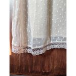 Band of Gypsies NWT Band of the Free Ivory Midi Swiss Dot Slip Dress Women’s Size Large Photo 5