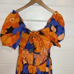 NWOT Tabitha Brown for Target Floral Print Puff Sleeve Tie Photo 7