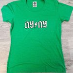 Women High Fidelity Graphic Band Tee Style XL Green Made in USA NYC Retro Vibes Photo 0