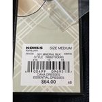 Dana Buchman  Stretchy Black Long Sleeve Balloon Hem Sweater Dress M NWT Photo 7