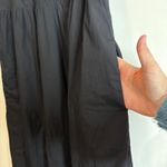 Quince Black Smocked Bodice Spaghetti Strap Maxi Dress Size S Pockets Photo 5