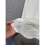 Women's linen blend Tank Top, Size M, White Size M Photo 1