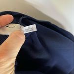 Andrew Marc  New York Navy Lace Cap Sleeve Blouse Size Medium Photo 5