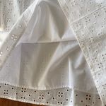 J.Crew NEW  White Eyelet Off the Shoulder Dress Small S J0976 Chic Preppy NWT Photo 9