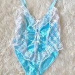 Vintage 70s Teddy Lingerie Blue Size M Photo 0
