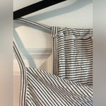 Mossimo Striped Tank Top Ruffle Hem Sleeveless Casual Summer Top Size S White Photo 3