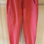 FIGS Women’s scrub jogger uniform pants - coral pink Photo 0