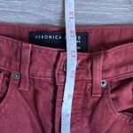 Veronica Beard  blake classic straight high rise in red oxblood Photo 7