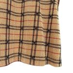 Women’s 90s Clueless Window Pane Plaid Metallic Shimmer Blouse Top Black Size 16 Photo 3