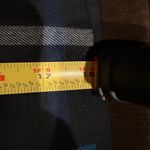 Loft Black Blue White Plaid Mini Skirt. Pleated Front. Sz 2 Zipper On Side Photo 8