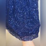 Victoria's Secret Victoria’s Secret Blue Sequin Racerback Tank Slip Dress Size S Photo 5