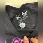 Sanrio Black Crop Top with My Melody & Kuromi Photo 1