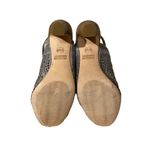 Johnston & Murphy Metallic Gray Caged Ankle Strap Open Toe Heels Women Sz 7 Photo 3