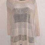 Anthropology/moth size medium, women’s knit, long sleeve, lightweight crewneck. Tan Photo 0