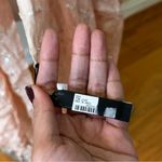 Rsvp C by  Blush Pink Wrap Scarf Fringe Hippie Boho Casual Light Feminine Spring Photo 8