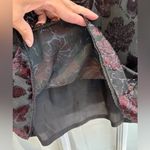 Betsey Johnson Vintage  Y2K 90’s Black Burgundy Velvet Metallic Dress Size S NWT Photo 3