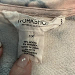 Workshop Republic Clothing  Tie Dye Long Sleeve Shirt Size 1X Plus Pink Blue Photo 1