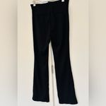 Athleta  Black Siena Pant Ponte Knit Stretch Flare side zip size 8 Photo 8