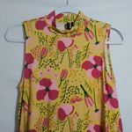 Agnes & Dora  Mock Neck Swing Tunic-Dress Full Bloom Pockets Casual Floral Size S Photo 3