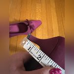 Nina Burgundy Bow Pointed Toe Kitten Heels, Size 11 Medium Photo 5
