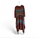 Woven Heart  Sweater size Large aztec Pattern Cotton Blend Photo 1