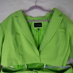 Eloquii spring cropped blazer dress in green, size 20 Photo 4