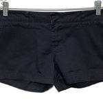 Hurley VTG Micro Shorts Black Chinos Low Rider Women 5 Skater Surf Y2K Made USA Photo 0