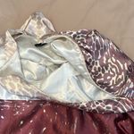 Romy szXS satin sleeveless wrap front lined side zip flowy skirt dress EUC Size XS Photo 5