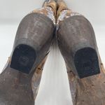 Dan Post Womens 10 Boots Daisy Blue Snip-Toe Cowboy Embroidered Floral Brown Photo 12