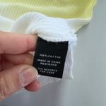525 America Sweater Womens Small Yellow White Ombre Knit Cotton Blend Photo 3