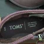 Toms  10015845 “Loren” Booties Metallic Suede Stacked Heels Ankle Boots Size 9 Photo 11