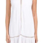 Cupcakes and Cashmere White Smocked Insert Dress Women’s Small Photo 0