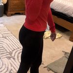 Red athletic long sleeve Photo 1